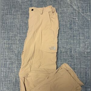 The North Face Vintage D Flight Series Khaki Cargo Pants/Shorts: Size S